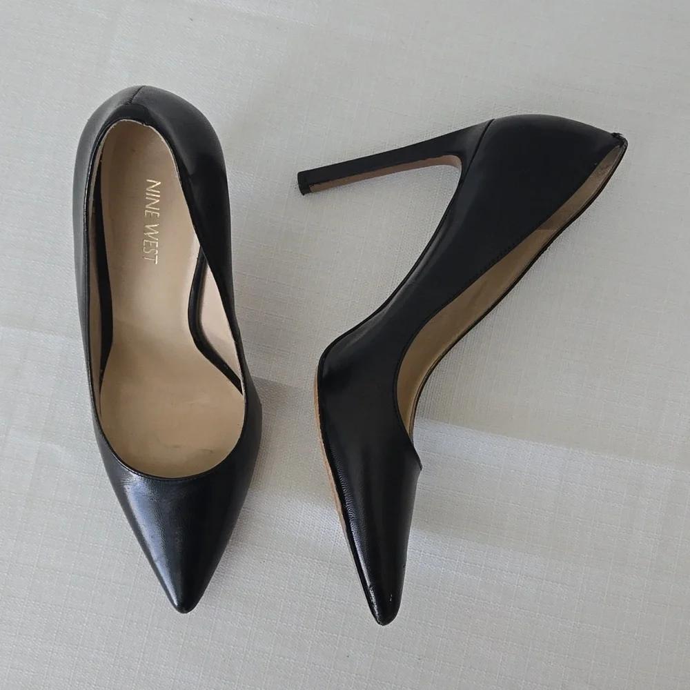 Nine West Tatiana Stiletto Pointy Toe Pumps - Picture 2 of 7